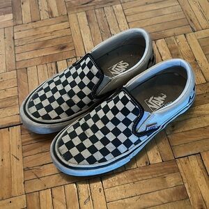 Vans Checkerboard UltraCush Shoes Black And White 8.0